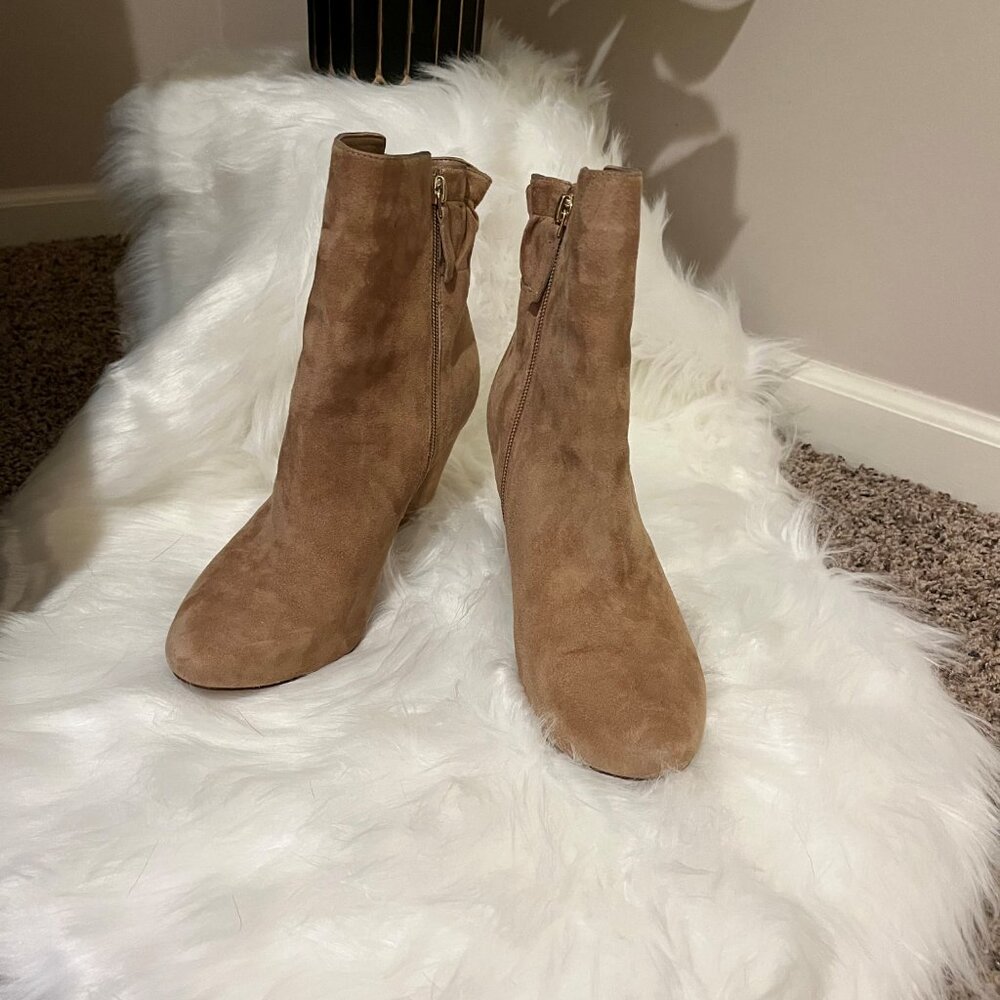 White House Black Market Suede Booties - Picture 2 of 4